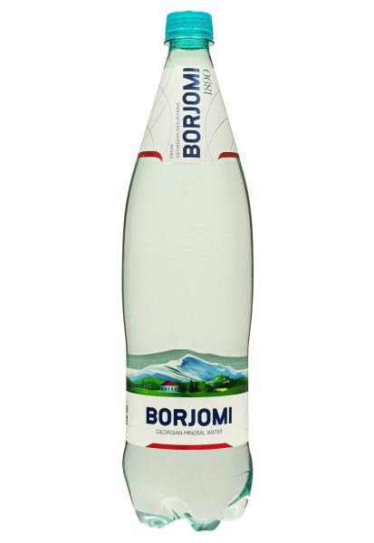 Вода мінеральна Borjomi сильногазована, 1,25 л ПЕТ