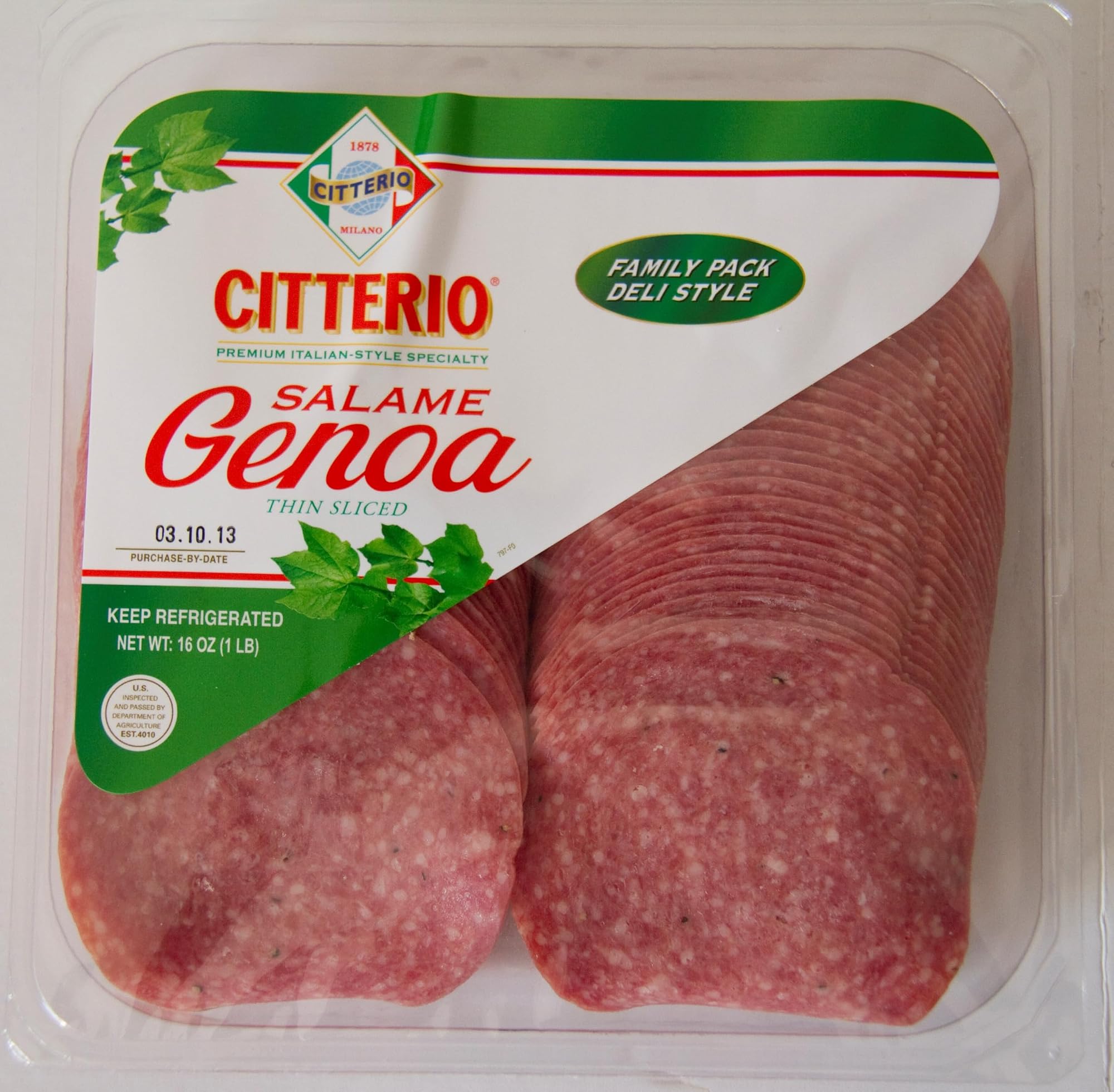 Салямі Citterio Genoa, тонка нарізка 100 г