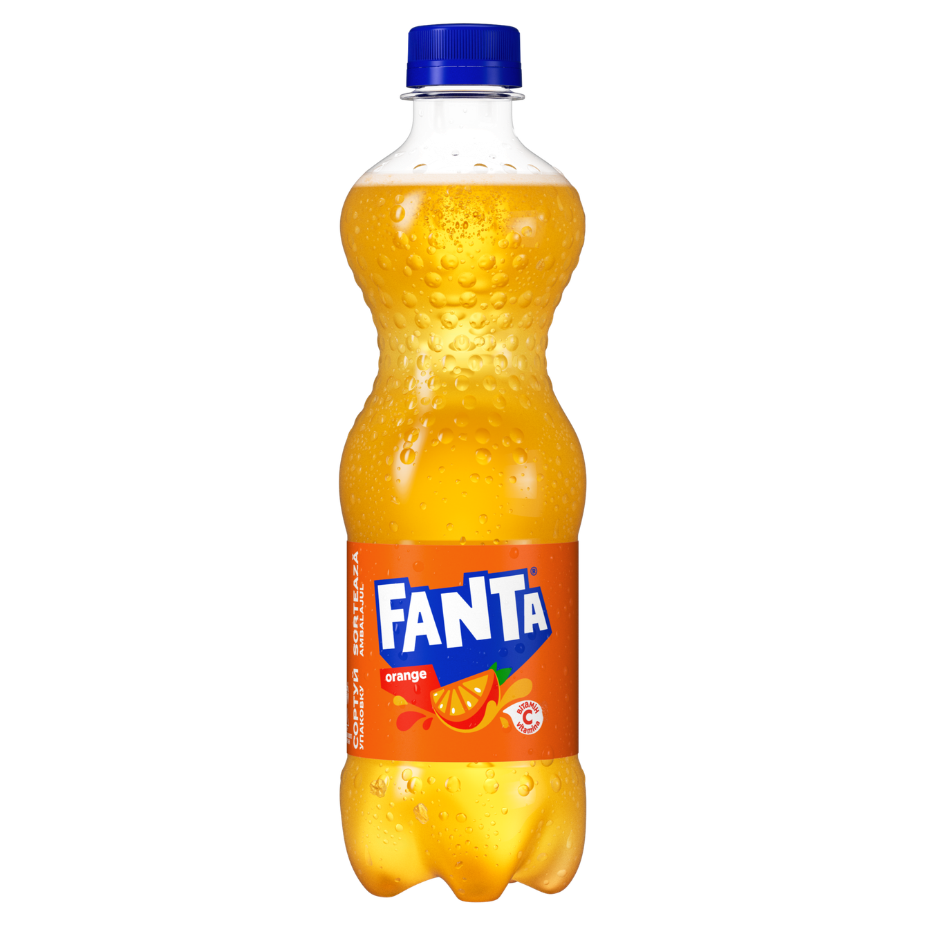 Напій газований Fanta Апельсин, 0,5 л ПЕТ