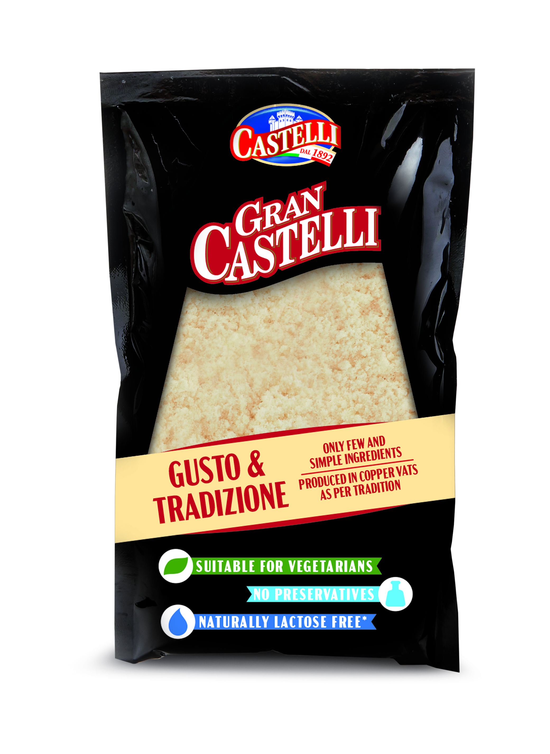Сир Grana Padano Gran Castelli тертий, 100 г