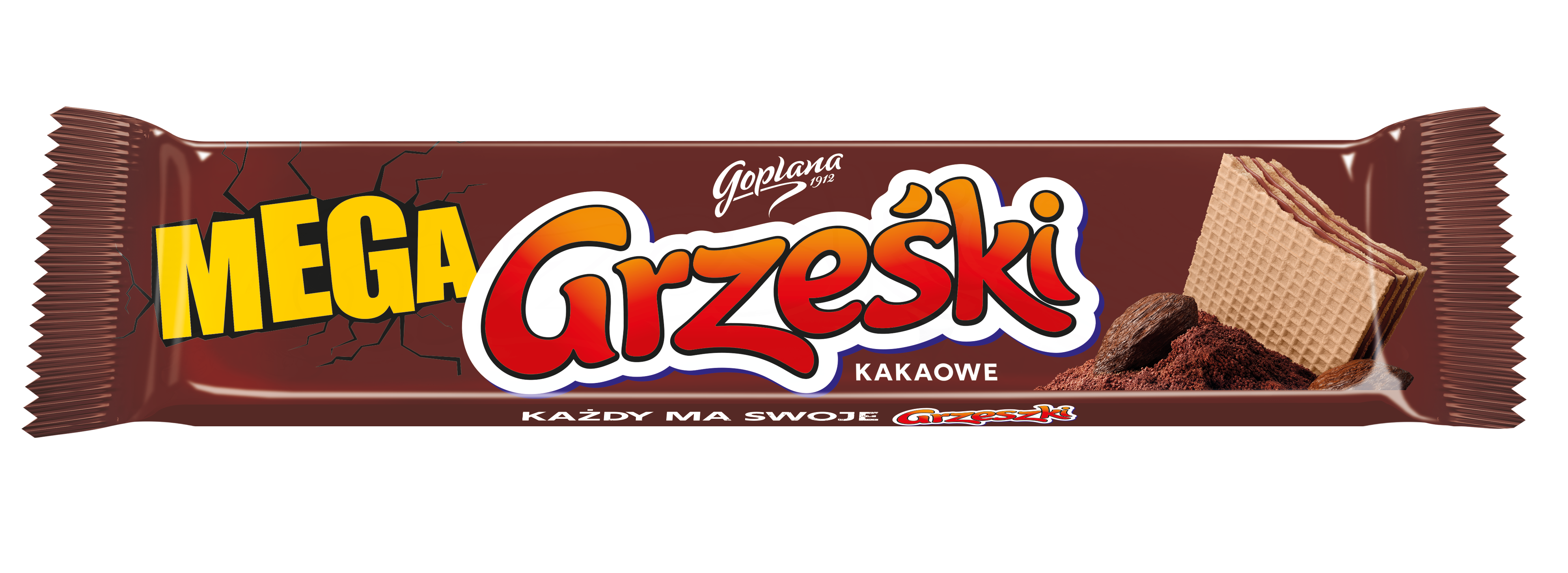 Вафлі Grześki какао в шоколаді 48 г