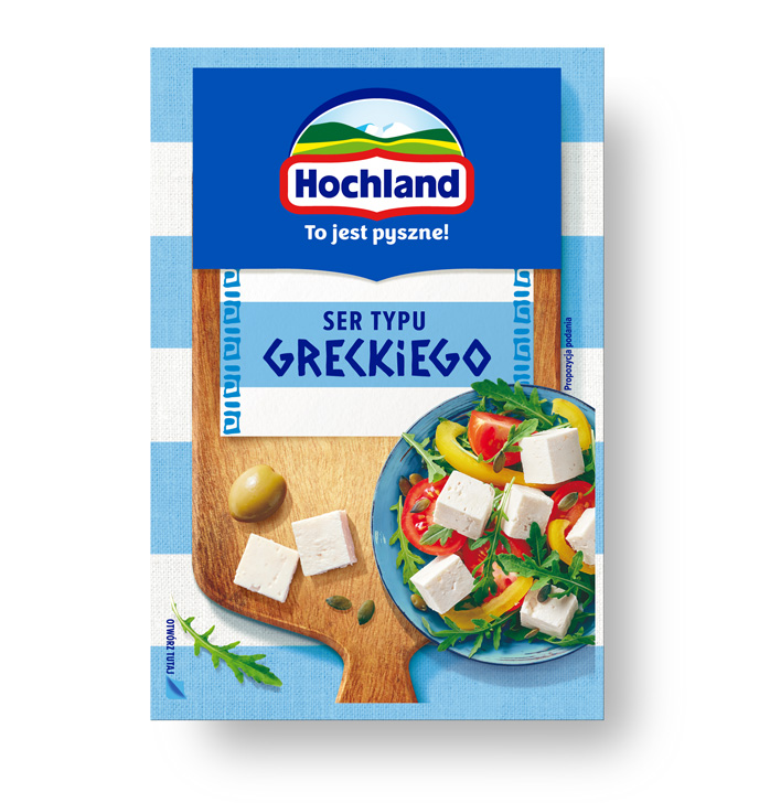 Сир Hochland грецького типу (фета) в блоці, 270 г