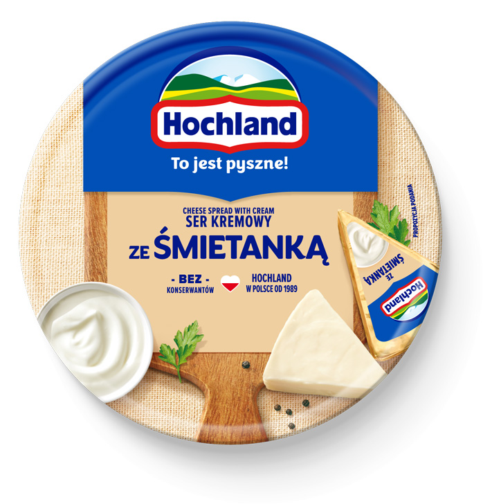 Сир плавлений Hochland вершковий 180 г