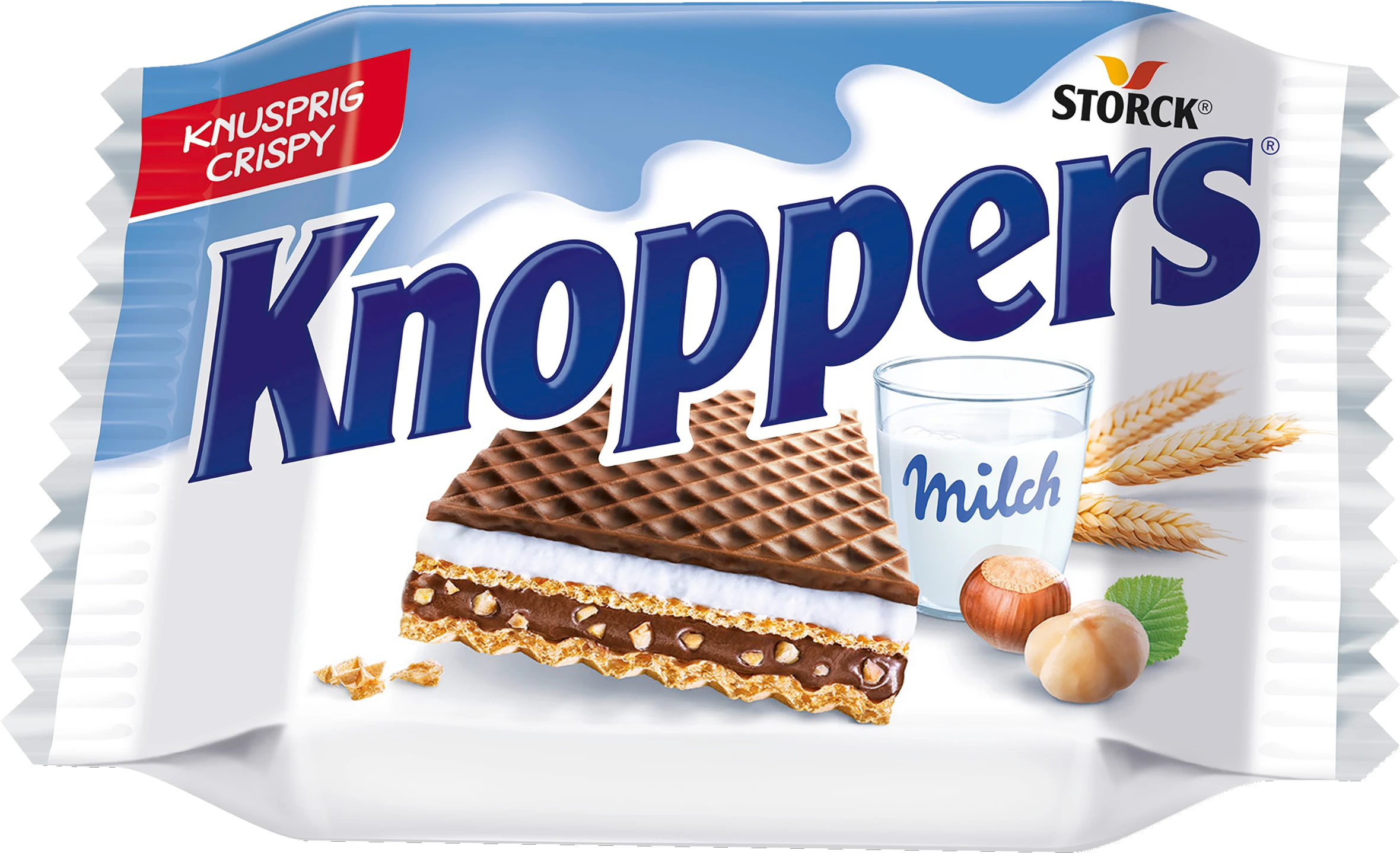Вафлі Knoppers молочно-горіхові 25 г