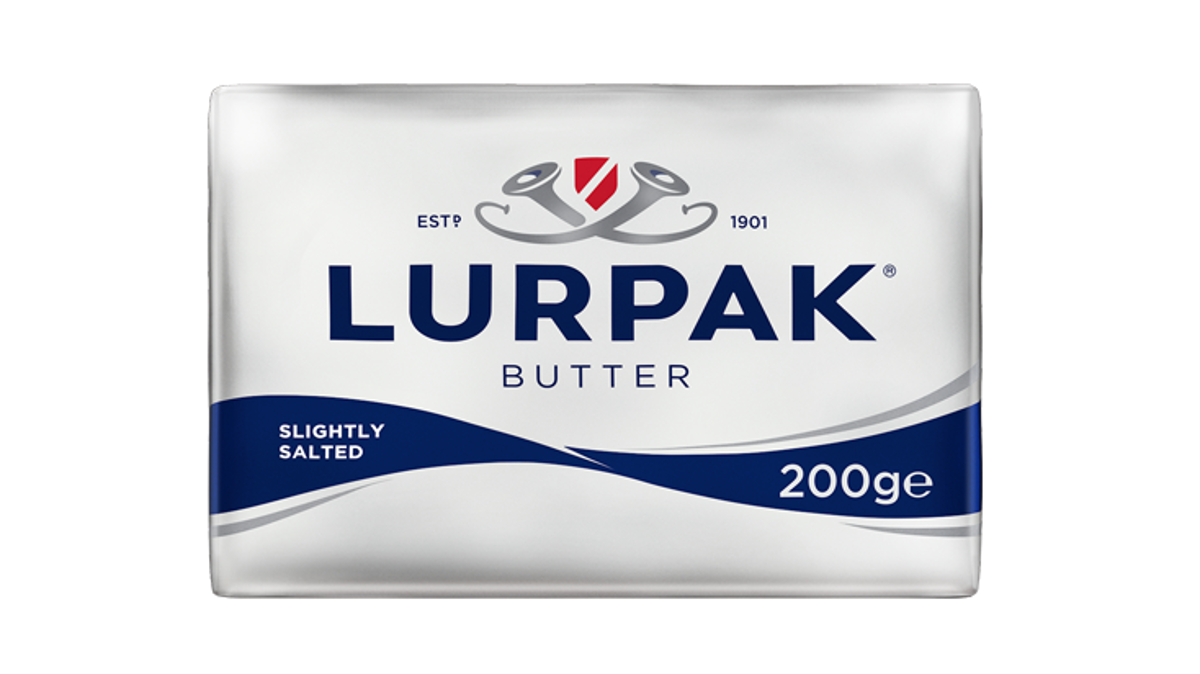Масло Lurpak Slightly Salted 80%, 200 г