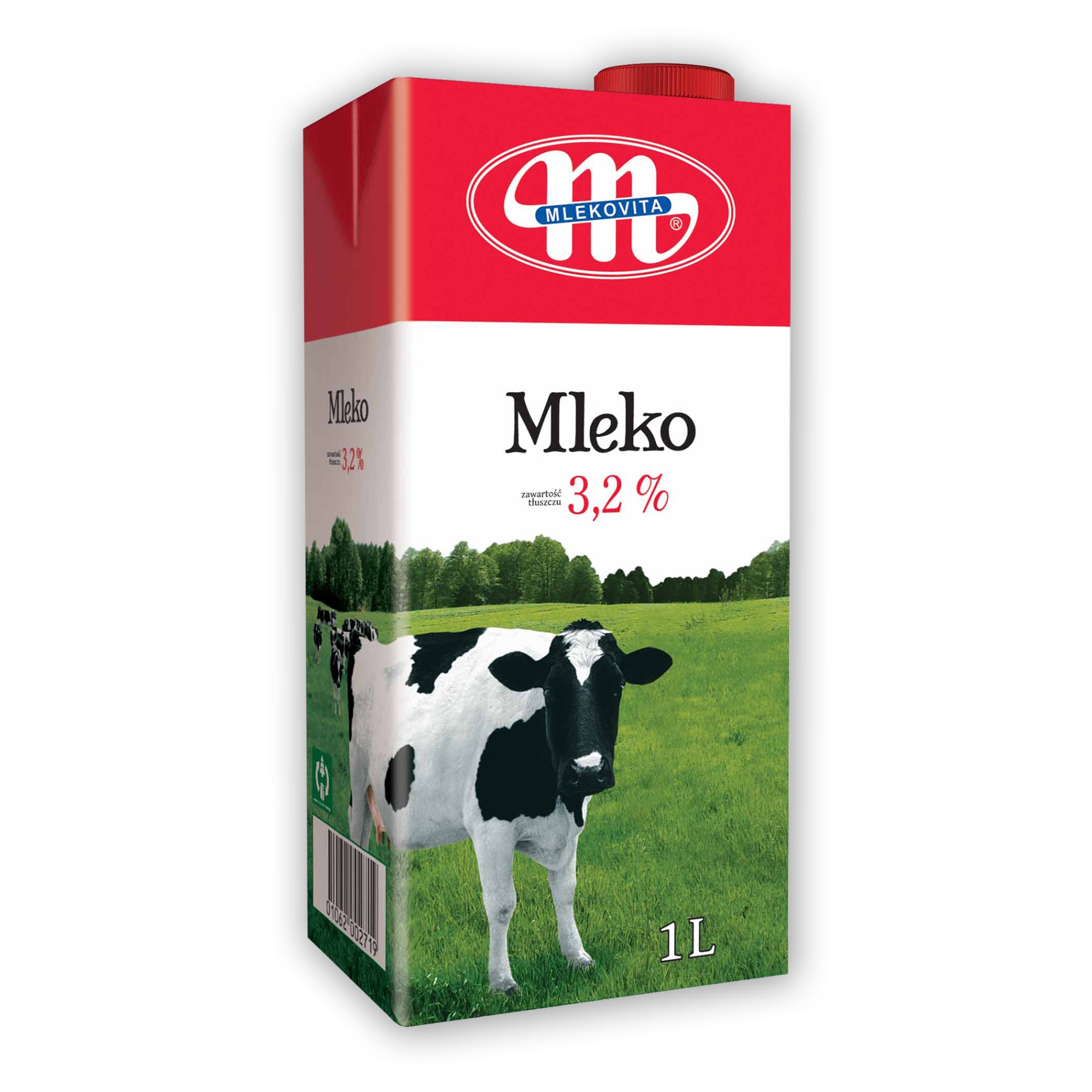 Молоко Mlekovita УВТ 3,2%, 1 л
