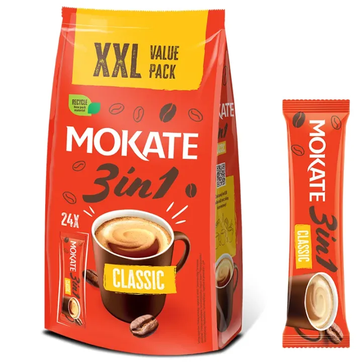 Кавовий напій Mokate 3 в 1 Classic, 24 стіки