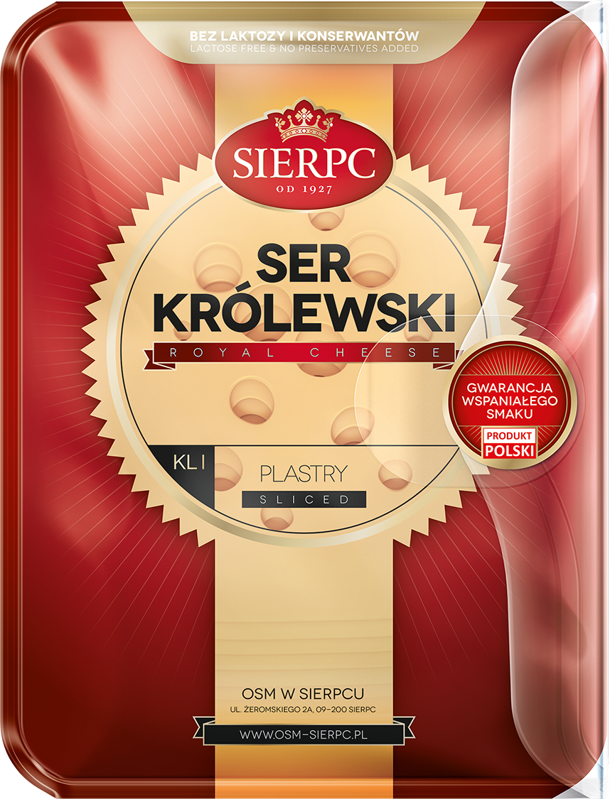 Сир Sierpc Królewski скибочками, 150 г